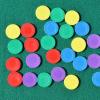 Fiches di plastica colorata