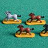 Miniature dipinte di cavalli 